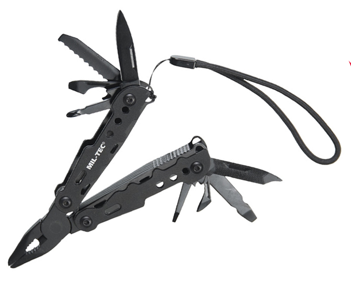 Mil-Tec Multitool Black Small mit Etui